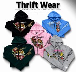 Ed hardy ladies zippers