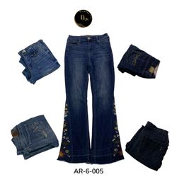 Y2K Flared Jeans – Retro Wide Leg Denim Pants (AR-..