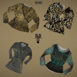 Y2K Earthy Grunge Full Sleeve Tops (AA-933)