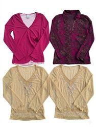 Y2K full sleep blouse 12 pcs