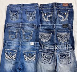 Y2k denim shorts men (652)