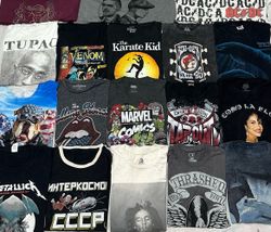 Printed rock/music T-shirts