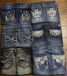 Y2K Mini Skirts with Good embroidery