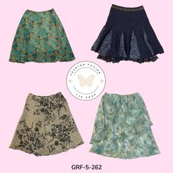 Statement Poly Printed Skirt | Soft Flow Summer Es..