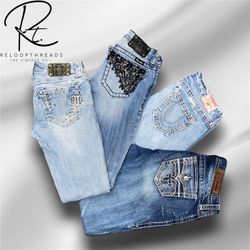 RT 1527 Mix Brand Straight Jeans