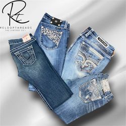 RT 1528 Mix Brand Straight Jeans