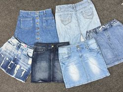Y2K Denim Mini Skirts