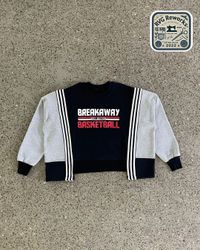 Upcycled Panelled Sports Baggy Sweatshirt