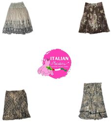 Y2K earthy tone poly skirts