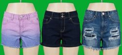 Y2K Denim Mini Shorts VL14