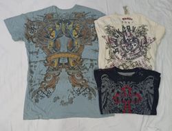 CR8879  VINTAGE SKULL T-SHIRTS