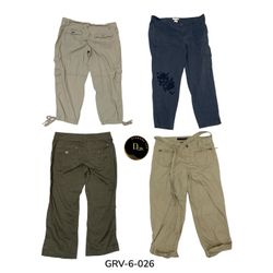 Pantaloni Capri Cargo Y2K – Stile utilitario vinta..