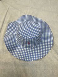 Upcycled Ralph Lauren Gingham Bucket Hat (DV -06)