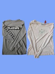 Casual/Trendy: Playboy Graphic Long Sleeve