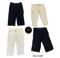 Y2K Cargo Capri Trousers – Vintage Utility Streetw..