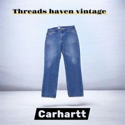 TH # 25 Carhartt Men’s Durable Workwear Denim Jean..
