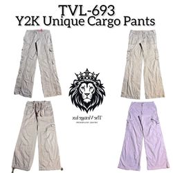 Y2K Unique Cargo Pants(TVL-693)
