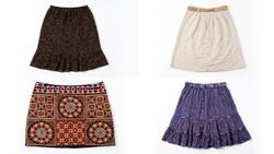 Jupes midi cargo Y2K 12 pièces