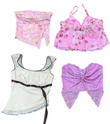 Fast Fasion Y2K style crop Tops 22 pcs At 992