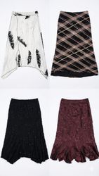 Y2K Cargo Midi Skirts12 pecis
