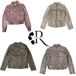 Y2K Unique Girl Leather Jacket RW2090