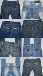 Mixed Style Y2K Women's embroided Jeans ..
