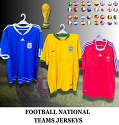 Soccer / Football Jerseys (National Teams) includi..