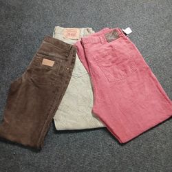 Branded Corduroy Pants