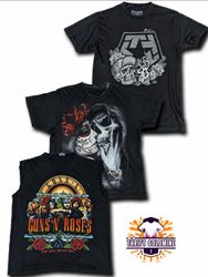Vintage Music Band print T Shirt Y2K Heavy Metal G..