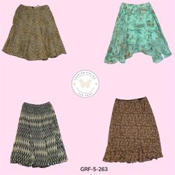 Statement Poly Printed Skirt | Soft Flow Summer Es..