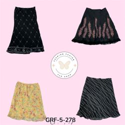 Chic 100% Silk Poly Skirt – Soft Draping Fabric fo..