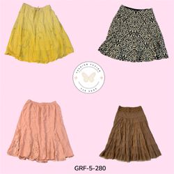 Boho Cotton Maxi Skirt for Women – Flowy, Comforta..