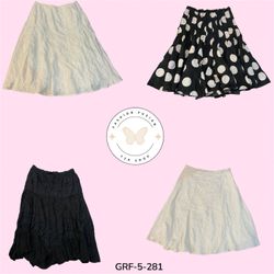 Women’s Flared Cotton Skirt – Lightweight & Stylis..