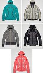 Mix Lululemon hoodies and jackets