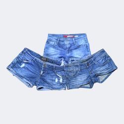 Y2K Micro Mini Shorts Low Rise Sexy Hot Pants Fest..
