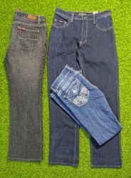 6029 - Unbranded Straight and Flare Jeans