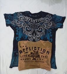 CR8919 VINTAGE SKULL T-SHIRTS