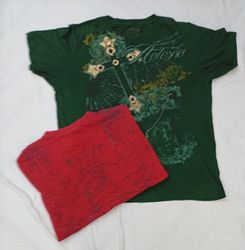 CR8929 VINTAGE SKULL T-SHIRTS