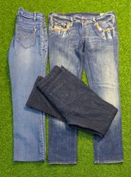 6038 - Unbranded Flare and Straight Jeans