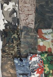 Vintage Camouflage Trousers