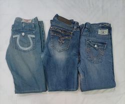 CR8937 VINTAGE MIX BRANDED FLARE & STRAIGHT JEANS
