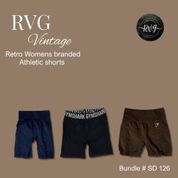 Retro Womens branded Athletic shorts