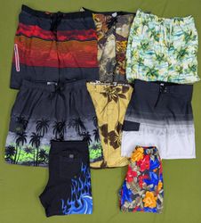 💥 RV3707 Hawaiian Track Shorts