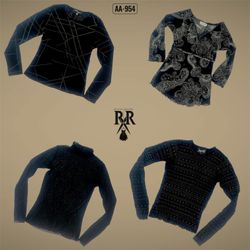 Y2K Black Gothic Girl Full Sleeve Tops (AA-954)