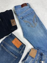 Mix branded bootcut jeans