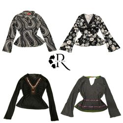 Y2K Cutesy Vibes Girl Printed Full Sleeve Tops RW2..
