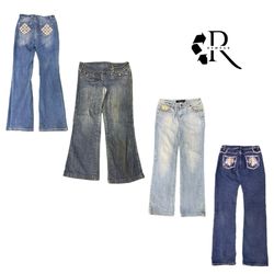 Y2K Era Cyber Girl Denim Jenas 2098