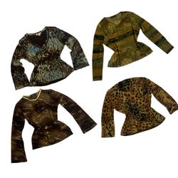 Y2K Graphic Mesh Collection