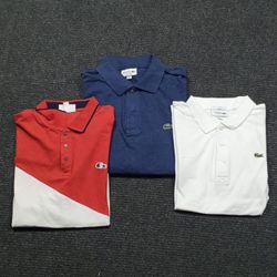 Lacoste 3 Button Polo Shirts