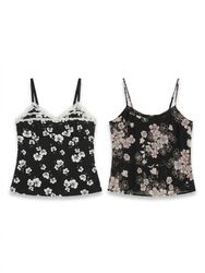 (FV-1610) Y2K Floral Cami Top Wholesale Bundle